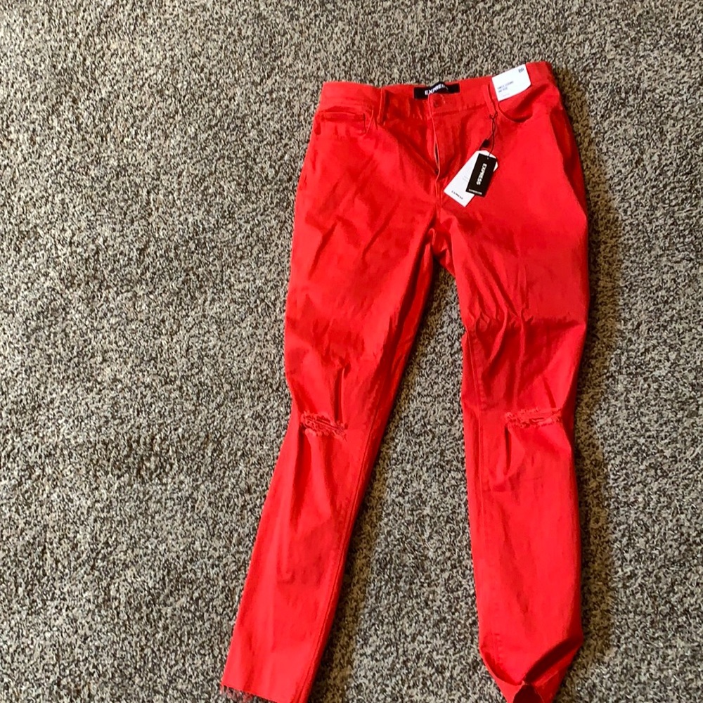 Express Ankle Legging Mid Rise Jeans 8R NWT